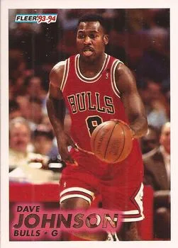 1993-94 Fleer Dave Johnson Variant #258 card image