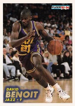 1993-94 Fleer David Benoit Variant #205 card image