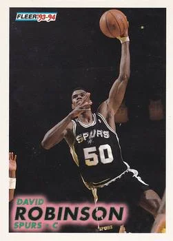 1993-94 Fleer David Robinson Variant #196 card image