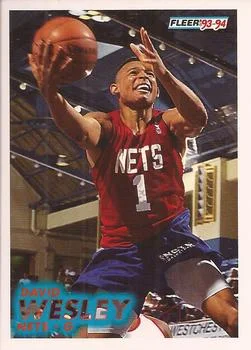 1993-94 Fleer David Wesley Variant #338 card image
