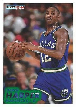 1993-94 Fleer Derek Harper Variant #44 card image
