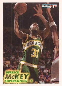 1993-94 Fleer Derrick McKey Variant #200 card image