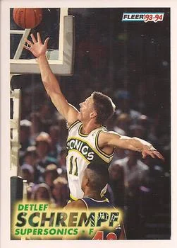 1993-94 Fleer Detlef Schrempf Variant #386 card image