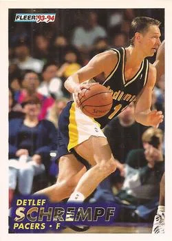 1993-94 Fleer Detlef Schrempf Variant #88 card image