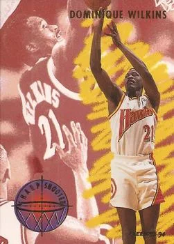 1993-94 Fleer Dominique Wilkins Sharpshooters #10 card image