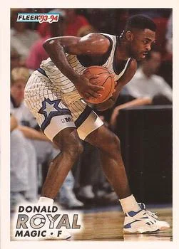 1993-94 Fleer Donald Royal Variant #150 card image