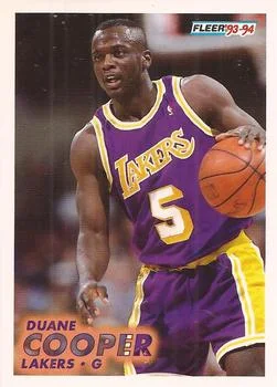 1993-94 Fleer Duane Cooper Variant #100 card image
