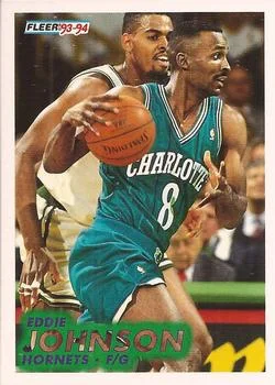 1993-94 Fleer Eddie Johnson Variant #255 card image