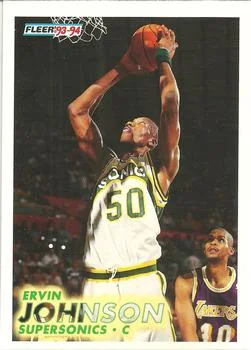 1993-94 Fleer Ervin Johnson Variant #382 card image