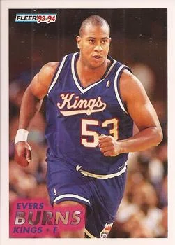 1993-94 Fleer Evers Burns Variant #370 card image