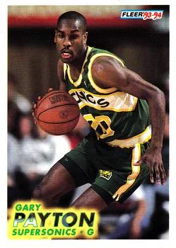 1993-94 Fleer Gary Payton Variant #202 card image