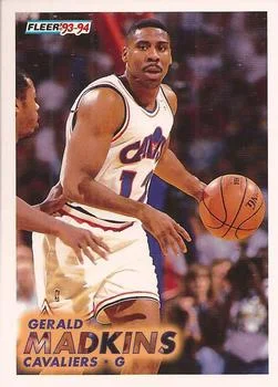 1993-94 Fleer Gerald Madkins Variant #265 card image