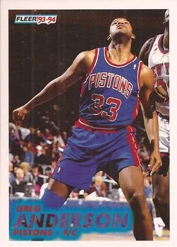 1993-94 Fleer Greg Anderson Variant #280 card image