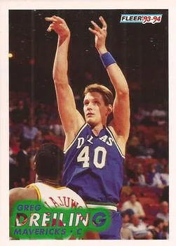 1993-94 Fleer Greg Dreiling Variant #268 card image