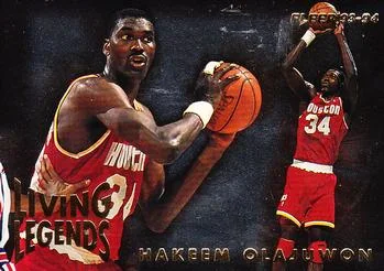 1993-94 Fleer Hakeem Olajuwon Living Legends #5 card image