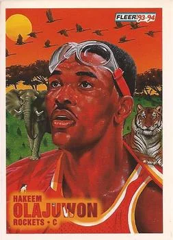 1993-94 Fleer Hakeem Olajuwon PV Variant #235 card image