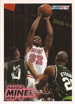1993-94 Fleer Harold Miner Variant #108 card image