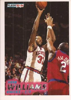 1993-94 Fleer Herb Williams Variant #341 card image