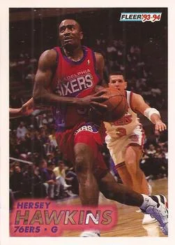 1993-94 Fleer Hersey Hawkins Variant #157 card image