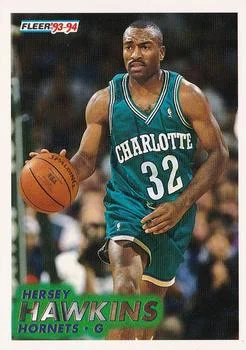 1993-94 Fleer Hersey Hawkins Variant #254 card image