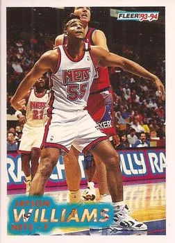 1993-94 Fleer Jayson Williams Variant #339 card image