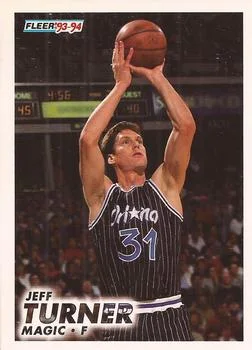1993-94 Fleer Jeff Turner Variant #154 card image