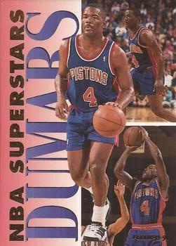 1993-94 Fleer Joe Dumars NBA Superstars #5 card image