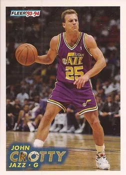 1993-94 Fleer John Crotty Variant #388 card image