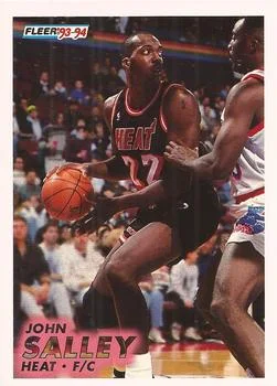 1993-94 Fleer John Salley Variant #110 card image