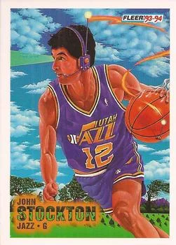 1993-94 Fleer John Stockton PV Variant #236 card image