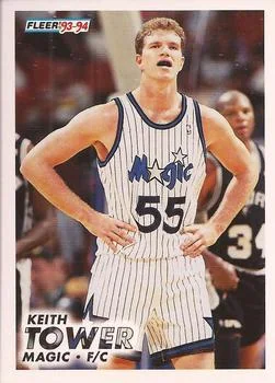 1993-94 Fleer Keith Tower Variant #347 card image