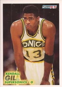 1993-94 Fleer Kendall Gill Variant #381 card image