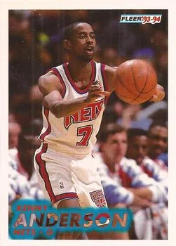 1993-94 Fleer Kenny Anderson Variant #130 card image