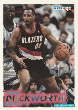 1993-94 Fleer Kevin Duckworth Variant #174 card image