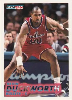 1993-94 Fleer Kevin Duckworth Variant #394 card image