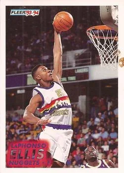 1993-94 Fleer LaPhonso Ellis Variant #51 card image