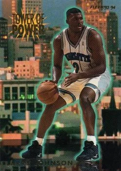 1993-94 Fleer Larry Johnson Tower of Power #10 card image