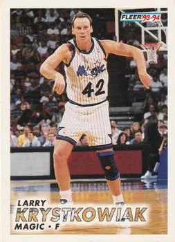 1993-94 Fleer Larry Krystkowiak Variant #345 card image