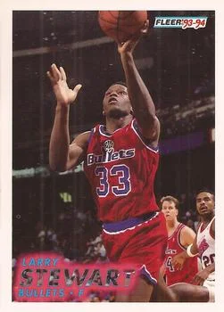 1993-94 Fleer Larry Stewart Variant #220 card image