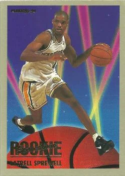 1993-94 Fleer Latrell Sprewell Rookie Sensations #21 card image