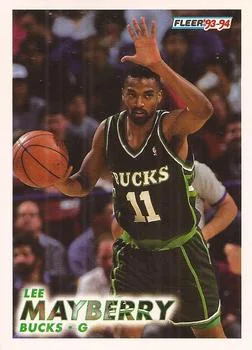 1993-94 Fleer Lee Mayberry Variant #120 card image