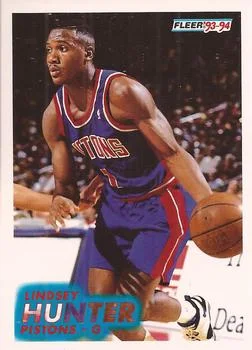 1993-94 Fleer Lindsey Hunter Variant #283 card image