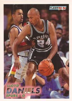 1993-94 Fleer Lloyd Daniels Variant #190 card image