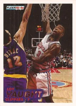 1993-94 Fleer Loy Vaught Variant #96 card image