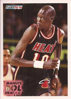 1993-94 Fleer Manute Bol Variant #317 card image