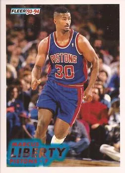 1993-94 Fleer Marcus Liberty Variant #284 card image