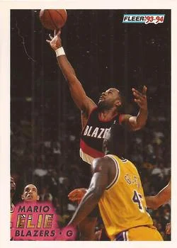 1993-94 Fleer Mario Elie Variant #175 card image