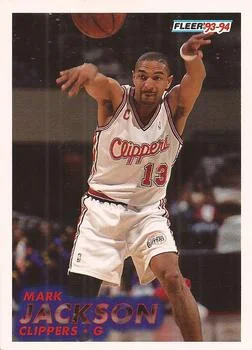 1993-94 Fleer Mark Jackson Variant #92 card image