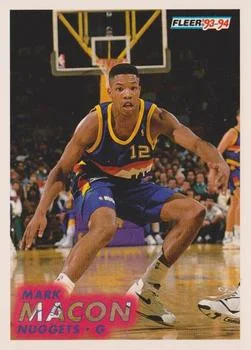 1993-94 Fleer Mark Macon Variant #53 card image