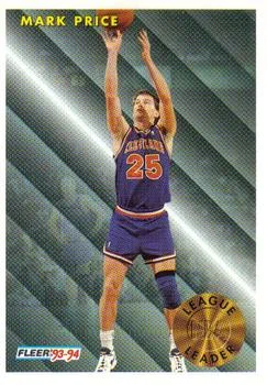 1993-94 Fleer Mark Price LLFree Throw Percentage Leader Variant #226 card image